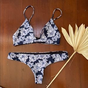 ACACIA napali top Hookipa bottoms magnolia